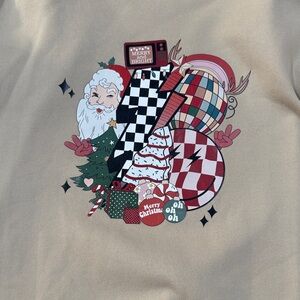 Festive Graphic Christmas Sweatshirt
